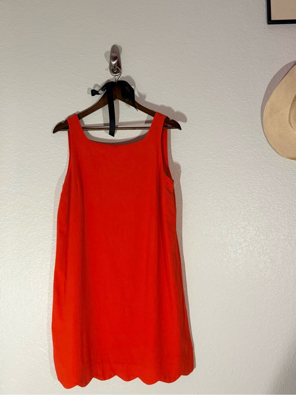 Kate Spade x Target Poppy Red Scalloped Mini Shift Dress Size S Sold Out